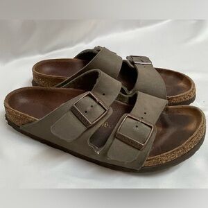 Birkenstock Khaki Strap Sandals - see pics!